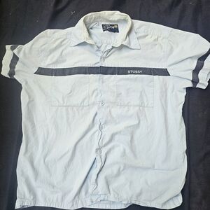 Vintage Stussy Men’s Small Button Up Shirt 80s Skate Surf , Read Super Rare